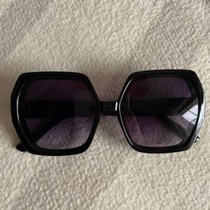 Anthropologie oversized sunglasses
